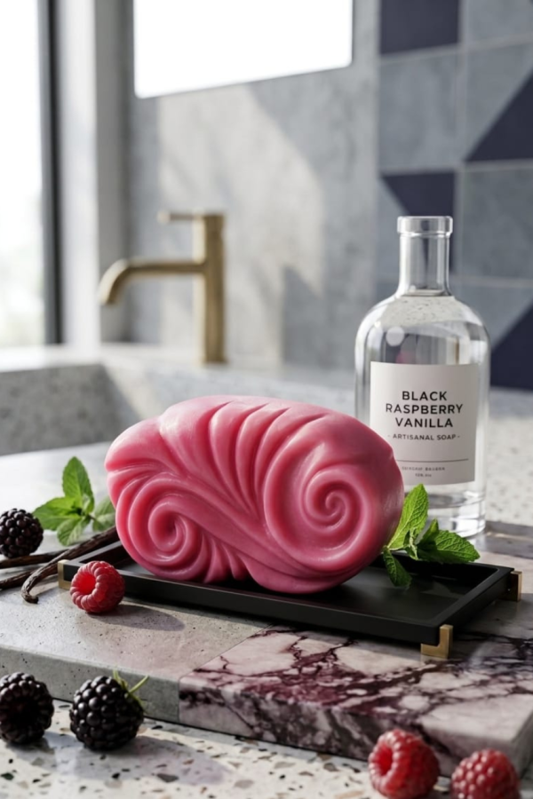 Organic Black Raspberry Vanila Soap