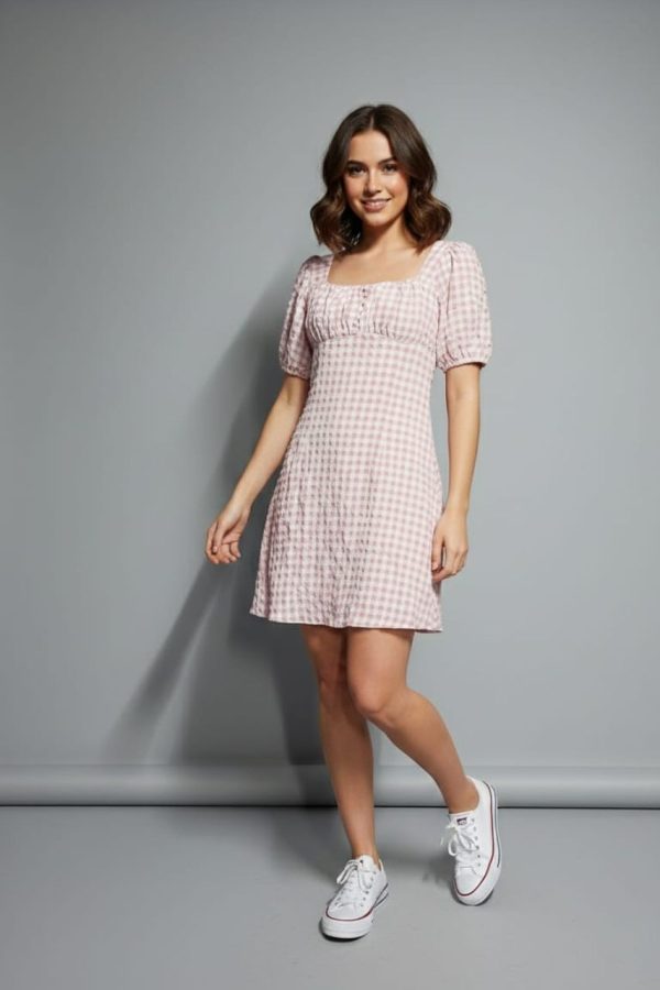 Light Pink Midi Dress