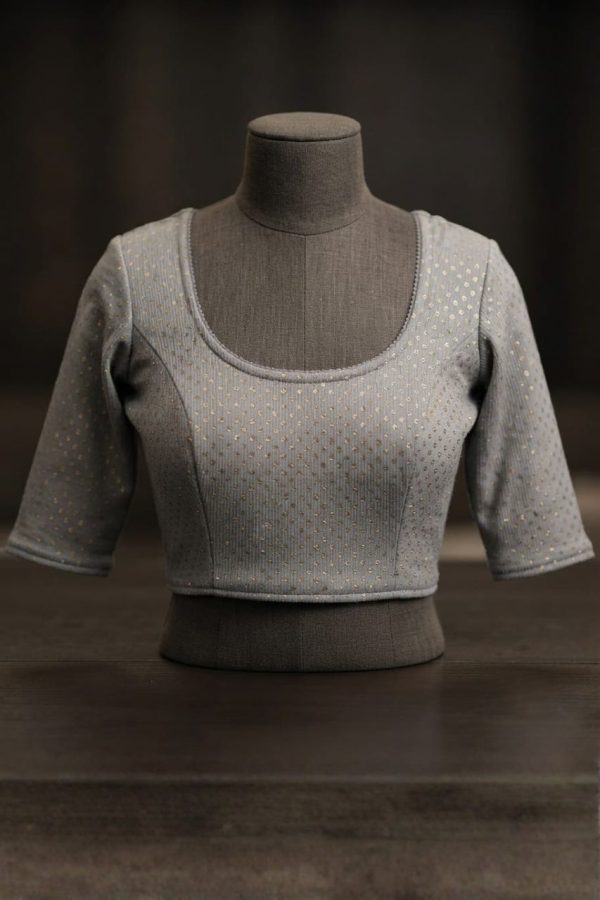 Gray Shade Stretchable Blouse