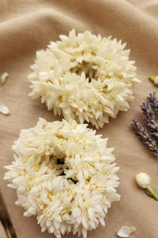 Jasmine Flower Scrunchies