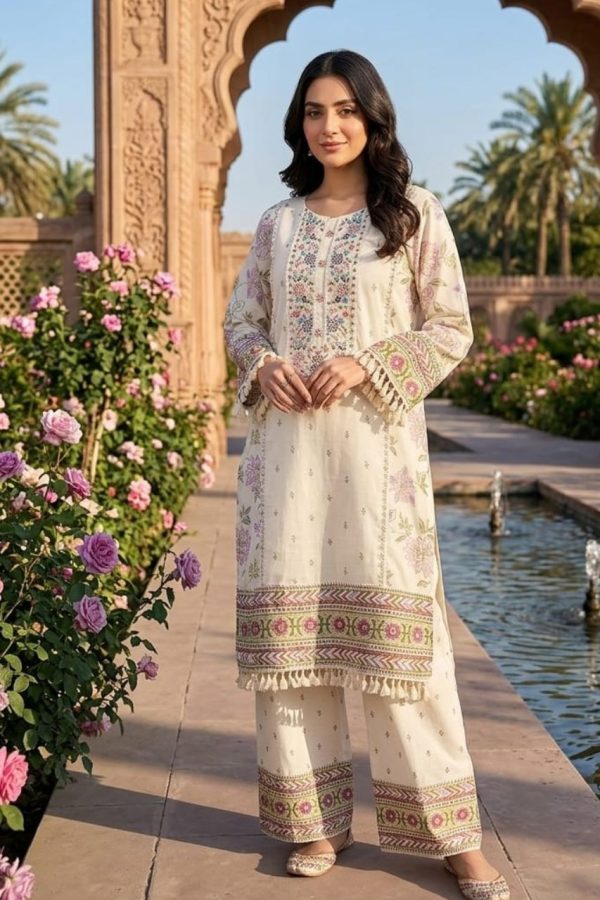 Mul Cotton Digital Print Salwar Suit Set With Dupatta