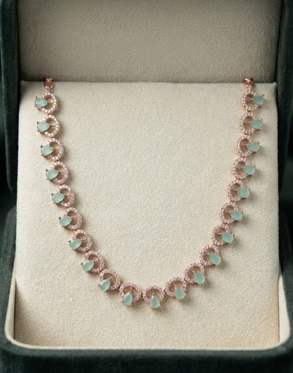 Mint Green Stone Necklace