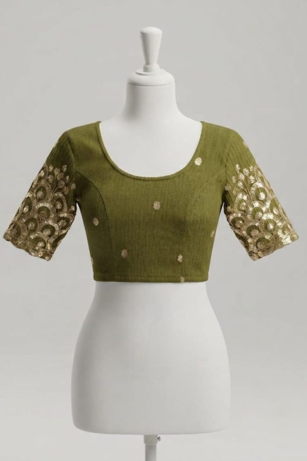 Green Stretchable Blouse