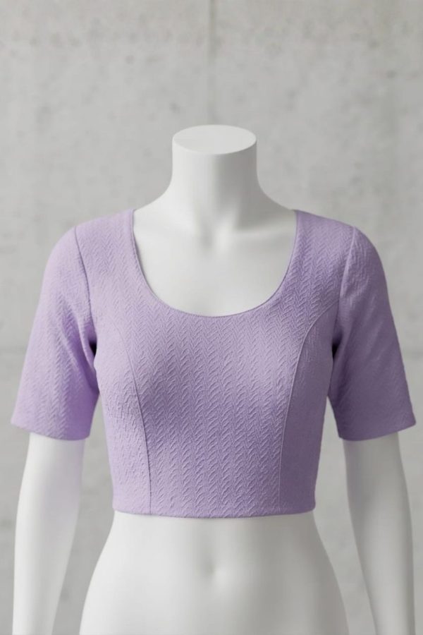 Lavender Readymade Blouse