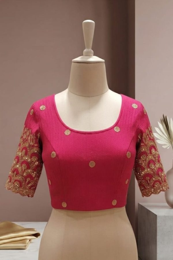Rani Pink Stretchable Blouse